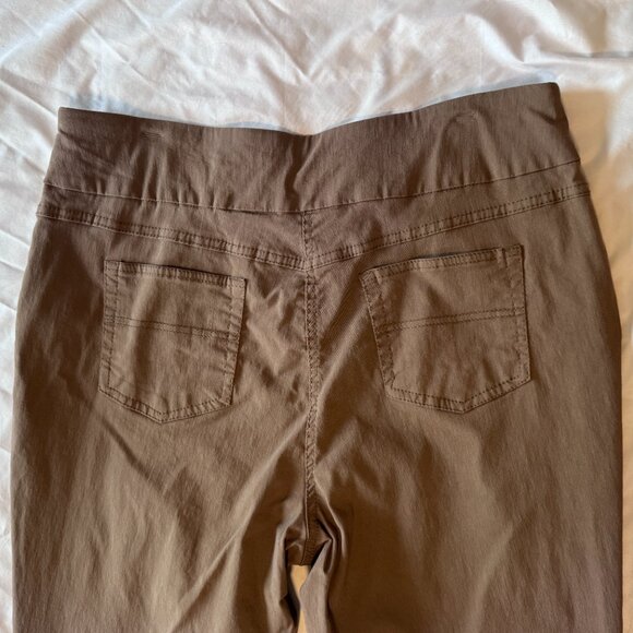 Westbound Dark Tan Bootcut Dress Pants with Tummy Control sz 16 EUC - Picture 4 of 10